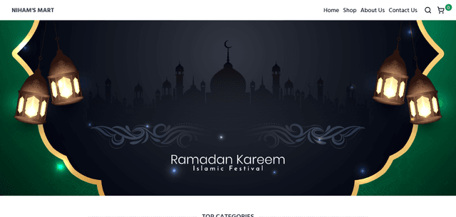 Nihams Mart (Ecommerce)