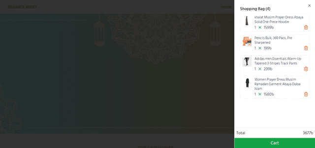 Nihams Mart (Ecommerce)